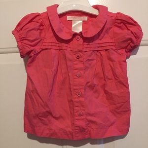 JANIE AND JACK Button Down Collared Blouse